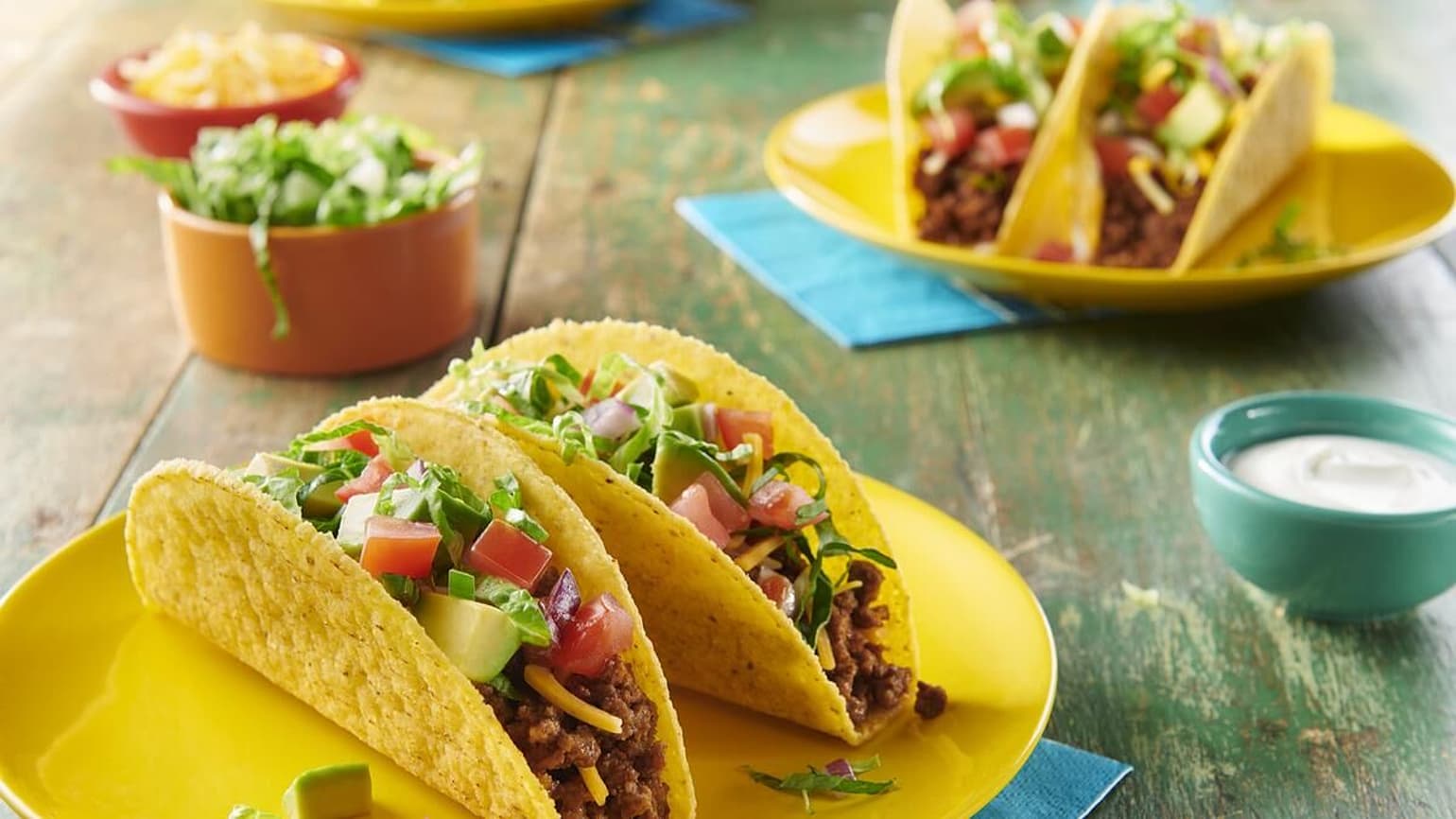 Quick And Easy Beef Tacos Mexican Recipes Old El Paso 9937